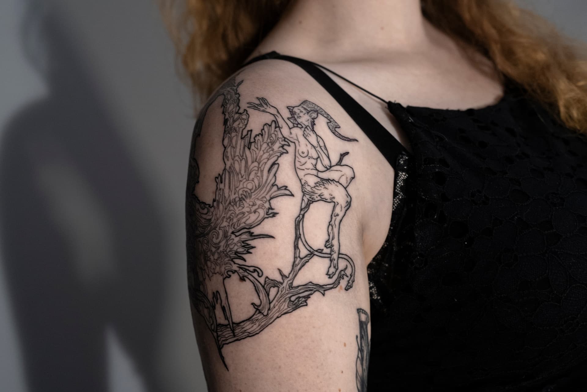 Mel Trender tattooer, fantasy and game culture tattoos