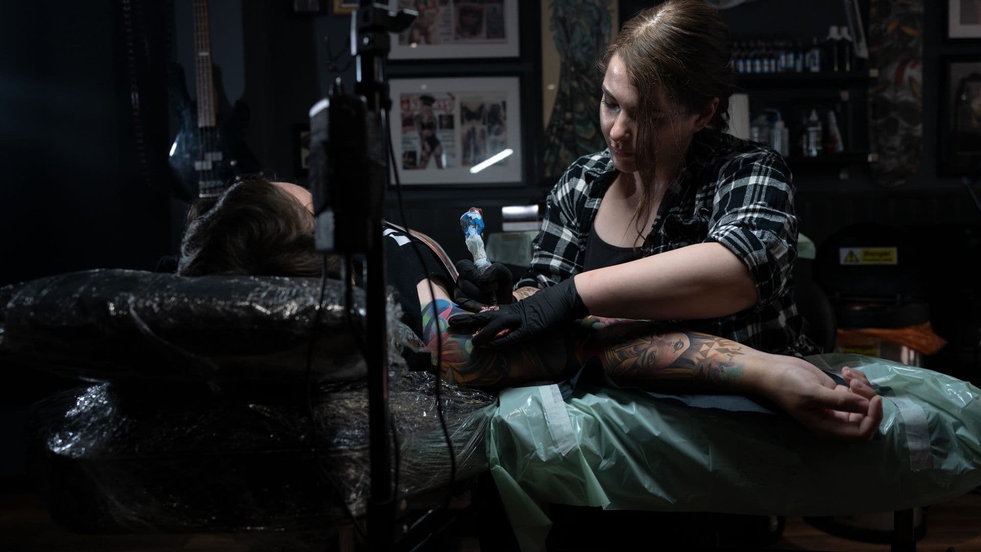 Cloto Acherontia Tattoo, Colourful tattoo